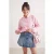 TRENDYOLMİLLA Dames Blauw Effen Kort / Mini Skater Rokken