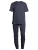 SCHIESSER Pyjama kort ‘Night & Home’  donkerblauw