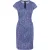 River Woods Cap Sleeve Dress Blue