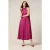 Oltre Long Poplin Dress Fuchsia
