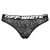 Off White Dames/Dames Floral Lace Briefs (Zwart)