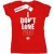 Li-cense Disney dames high school musical the musical not love you katoenen t-shirt