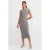 Dames Bodycon Midi Jurk