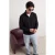 TRENDYOL MAN Heren Zwart Effen Lang Regular fit Sweatshirts