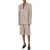 Moschino Yarn-dyed Wool Canvas Jacket Beige