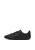 Black soft leather sneakers