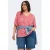 ONLY CARMAKOMA blousetop met print Plus Size – rood