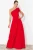 TRENDYOLMİLLA Dames Rood Effen Maxi Mouwloos Diploma-uitreiking / Gala A-lijn Avond & Gala Jurk