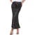 I Saw It First Satijnen maxi-rok voor dames (Zwart)
