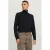 JACK & JONES ESSENTIALS coltrui fijn gebreid zwart