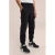 WE Fashion Blue Ridge slim fit joggingbroek zwart