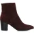LINA LOCCHI At 156 Enkellaarsjes – Enkelboots met rits – Dames – Bordeaux –