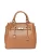 Anna Luchini Brown Rundleer Tas