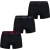 Hugo Heren Boxershorts (Set van 3) (Zwart/Rood/Blauw)