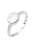 ELLI Ring  zilver / wit