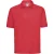 Russell Heren Klassiek Polycotton Poloshirt (Helder rood)