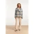 Smashed Lemon 23637 damesjas kort met licht geruit print |
