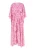 IZIA Jurk  pink / wit
