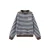 Mango Kids gestreepte sweater met tekst – bruin/blauw