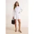 TRENDYOLMİLLA Dames Ecru Effen Kort / Mini Lang Casual Skater Jurken