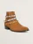 MAD TIGERS Boots ‘SNAKE BUCKLE’  cognac