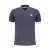 Gianmarco Venturi Blauwe Katoenen Heren Polo Shirt