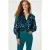 Fabienne Chapot Philo Blouse Black/keep It Teal
