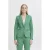 ICHI getailleerde blazer groen