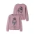NAME IT KIDS sweater met backprint – lila