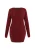 faina Jurk  bourgogne / transparant