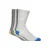 Crosshatch Heren Posical Logo Crew Sokken (Set van 5) (Grijs/Multikleurig)