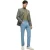 Boss Herenjeans van denim met 5 zakken en een rechte pasvorm (Pastelblauw)