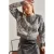 Gestructureerde Crop Cardigan met Knopen sluiting