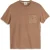 Scotch & Soda Garment Dyed Ss Pocket Tee Cappuchino