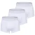 Marc O’Polo Boxershorts ‘Essentials’  lichtgrijs / wit