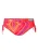 LingaDore Bikinibroek ‘Beach Vibes Only’  donkerlila / koraal / perzik / oranjerood