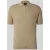 Armani Exchange regular fit poloshirt met ritssluiting