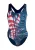 BECO the world of aquasports Badpak  blauw / rood / wit