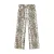 Indian Blue Jeans high waist wide leg jeans zand