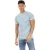 Peter Werth Heren Veren Crew Hals T-shirt (Blauw)