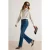 TRENDYOLMİLLA Dames Blauw Effen Flared Normale taille Jeans