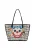 MYMO Shopper  nude / hemelsblauw / rood / zwart