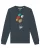 Watapparel Sweatshirt ‘ Balloon Spaceman ‘  antraciet / gemengde kleuren