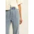 Expresso denim wide leg high waist casual broek light blue denim