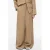 ROUGE EDIT wide leg high waist casual broek beige
