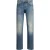 Hugo Slanke herenjeans met 5 zakken (Medium Blauw)
