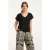 Smashed Lemon 25120 stretchy crinkle top met v-hals |