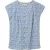 White Stuff Rae Organic Cotton Vest Blue Print