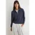 TRENDYOLMİLLA Dames Grijs Effen Lang Regular fit Sweatshirts