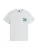 Tommy Jeans Shirt ‘SIGN FLAG’  lichtgrijs / petrol